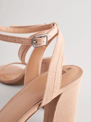 Blush Nude 1 Standard/Wide Fit Forever Comfort® Block Heel Sandals - Image 8 of 8