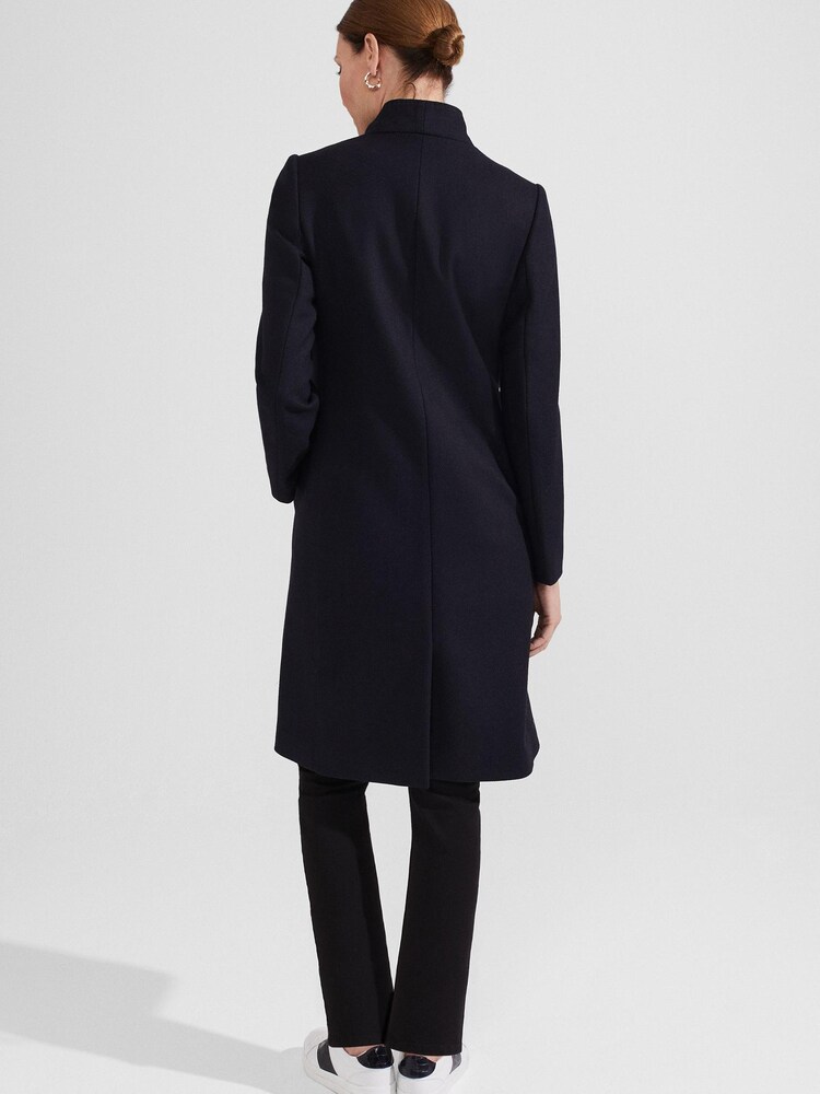 Hobbs Blue Millie Coat - Image 2 of 4 Hobbs Blue Millie Coat - Image 2 of 4