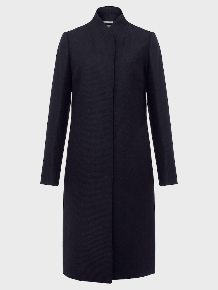 Hobbs Blue Millie Coat - Image 4 of 4 Hobbs Blue Millie Coat - Image 4 of 4