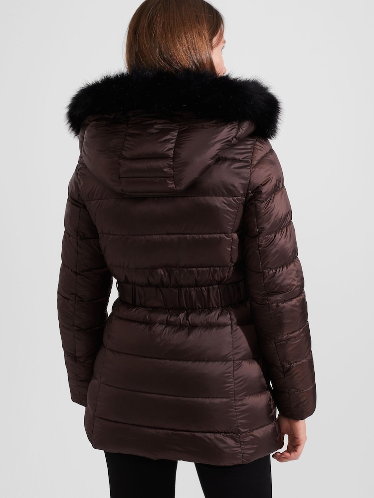 Hobbs Brown Harriet Puffer Jacket - Image 2 of 4