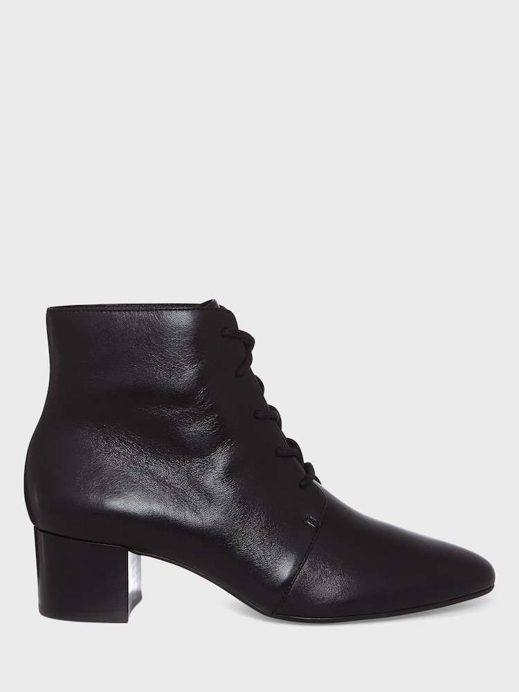 Hobbs Black Lace-Up Hetty Ankle Boots - Image 1 of 4