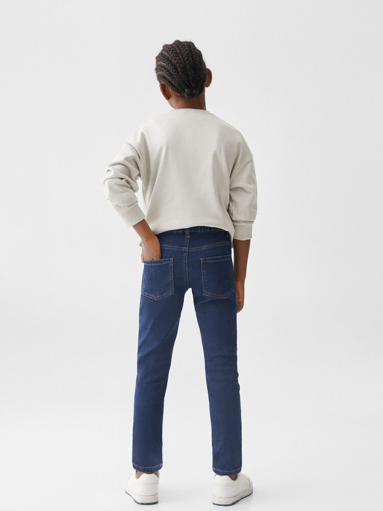 Mango Blue Comfy Fit Jeans - Image 2 of 5 Mango Blue Comfy Fit Jeans - Image 2 of 5