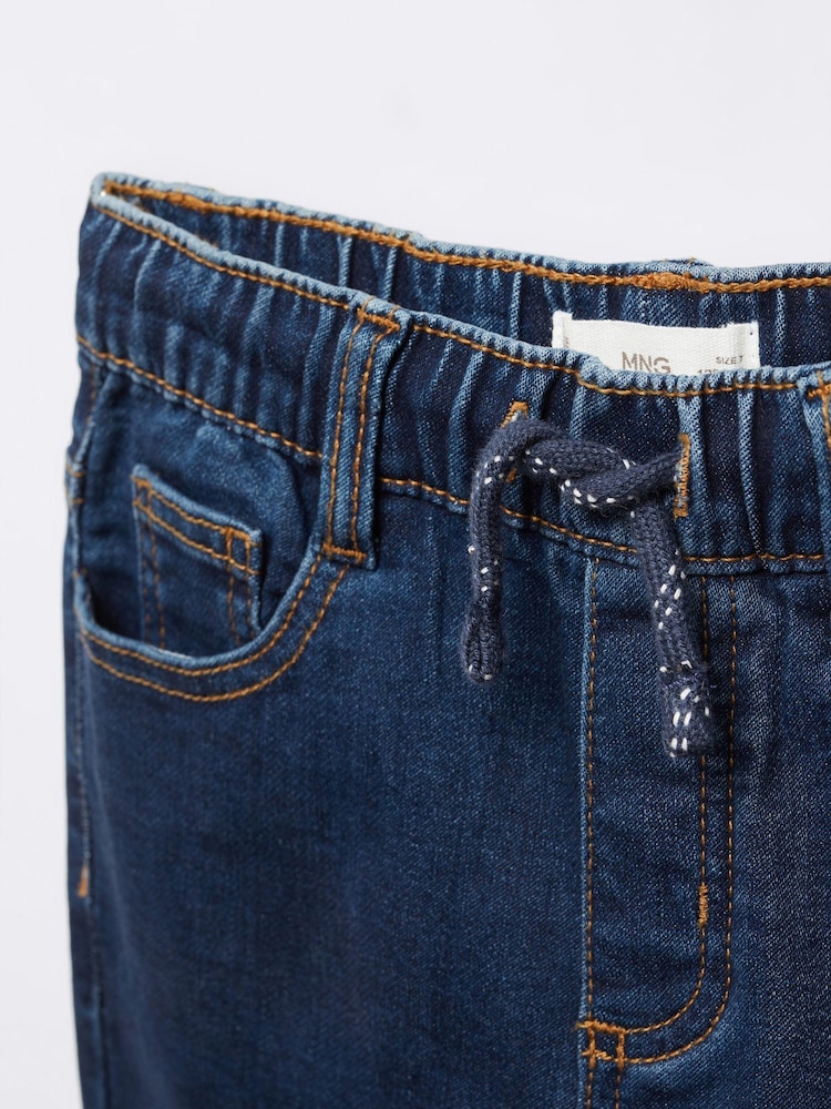 Mango Blue Comfy Fit Jeans - Image 5 of 5
