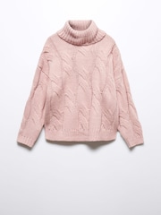 Mango Turtleneck Knit Sweater - Image 1 of 3