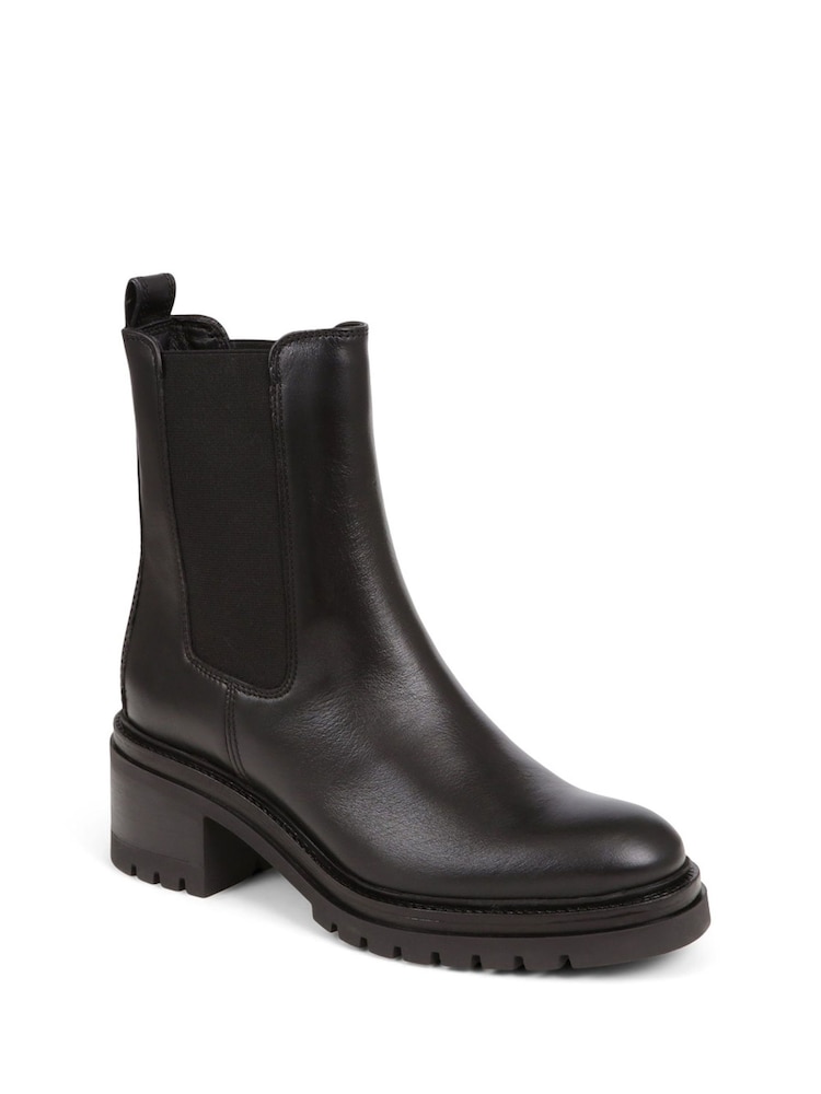 Jones Bootmaker Black Leather Chelsea Boots - Image 3 of 6