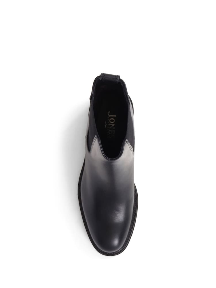 Jones Bootmaker Black Leather Chelsea Boots - Image 5 of 6