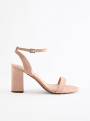 Blush Nude 1 Extra Wide Fit Forever Comfort® Block Heel Sandals - Image 2 of 5