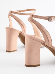 Blush Nude 1 Extra Wide Fit Forever Comfort® Block Heel Sandals - Image 3 of 5