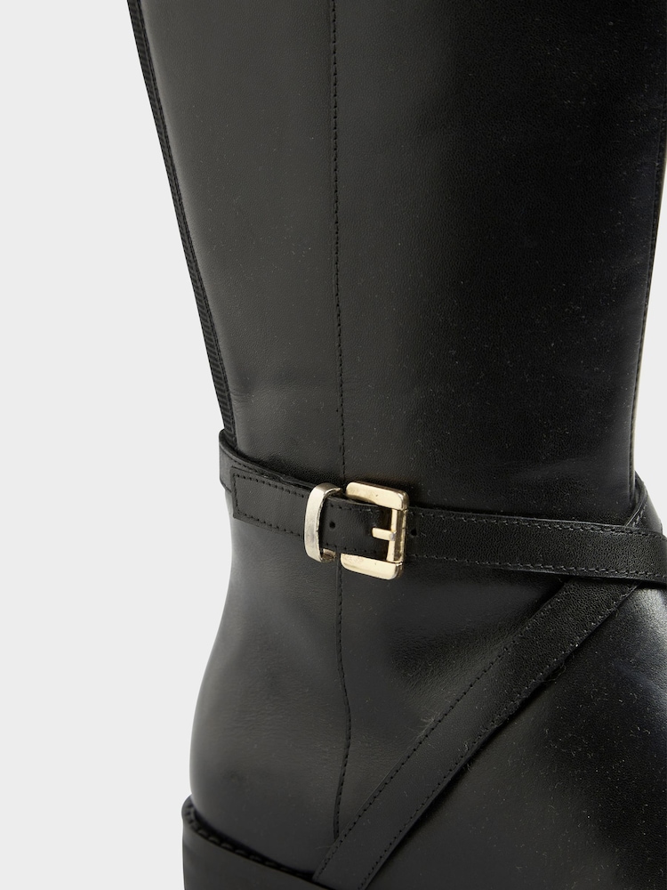 Long Tall Sally Leather Riding Boots - Image 4 of 4