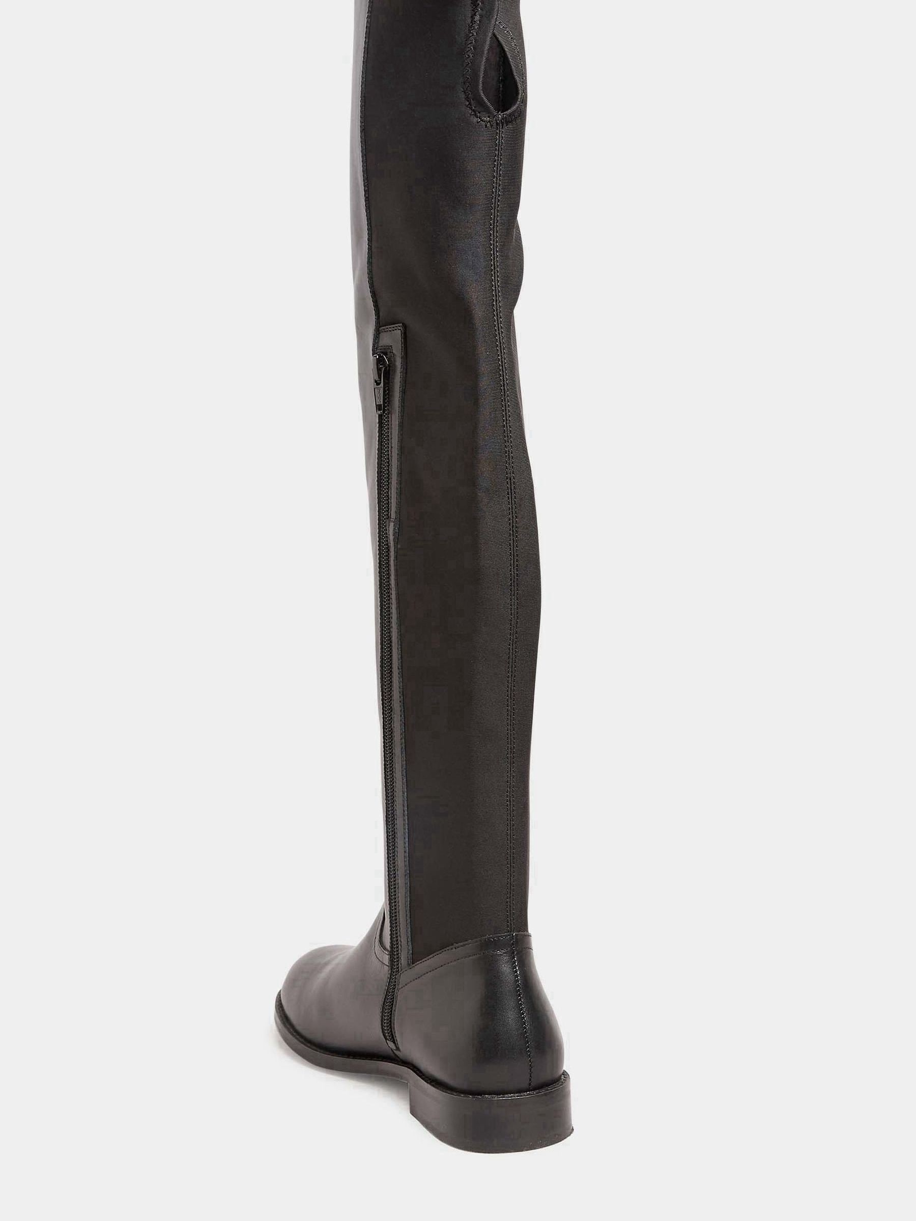 Buy Long Tall Sally Black Stretch Over The Knee Leather Buy Long Tall Sally Black Stretch Over The Knee Leather