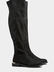 Long Tall Sally Black Stretch Boots - Image 2 of 4