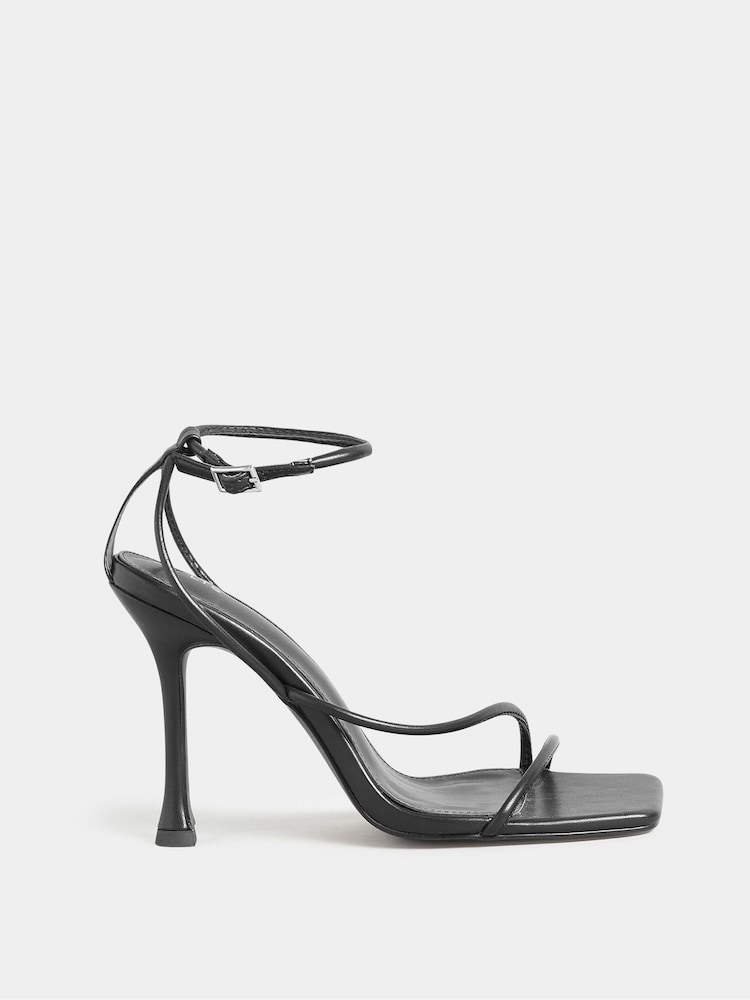 Long Tall Sally Black Asymetric High Heels - Image 1 of 5