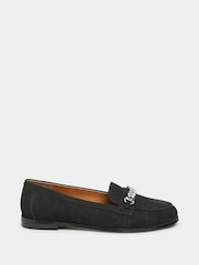 Long Tall Sally Black Chain Loafers - Image 2 of 5