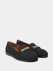 Long Tall Sally Black Chain Loafers - Image 4 of 5