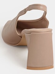Long Tall Sally Nude Slingback Courts - Image 3 of 4