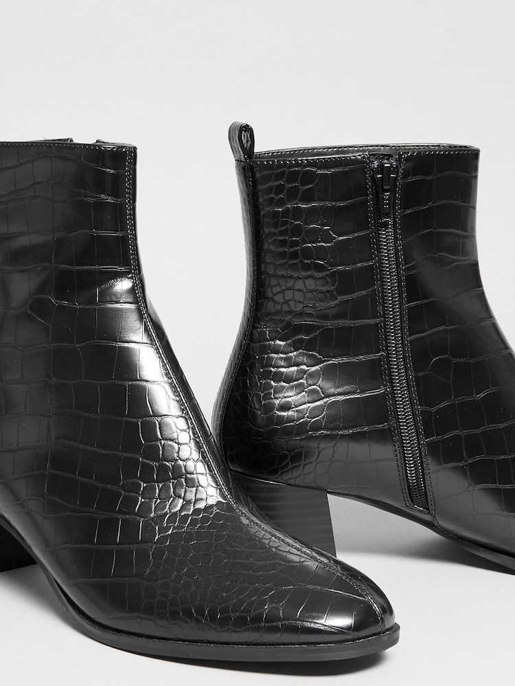 Long Tall Sally Stiefel mit Blockabsatz - Bild 4 von 4 Long Tall Sally Stiefel mit Blockabsatz - Bild 4 von 4