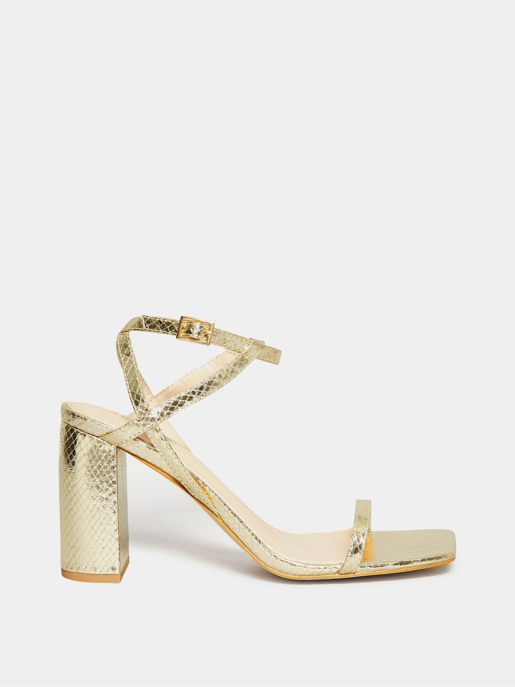 Tall gold heels store
