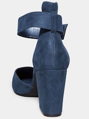 Long Tall Sally Blue Pointed Court Heels - Image 4 of 4