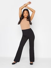 PixieGirl Petite Black Stretch Bengaline Bootcut Trousers - Image 3 of 3