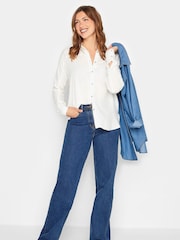 Long Tall Sally Cream Long Sleeve Shirt - Image 4 of 4