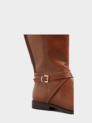 Long Tall Sally Brown Leather Riding Boots - Image 5 of 5