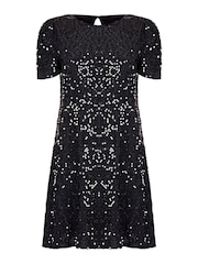 Mela Black Sequin Dresses - Image 5 of 5