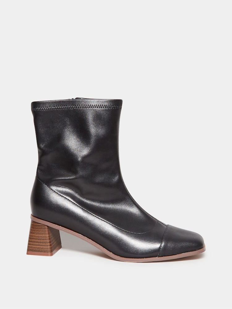 Yours Curve Tram Line Stiefel mit Blockabsatz - Bild 1 von 3 Yours Curve Tram Line Stiefel mit Blockabsatz - Bild 1 von 3