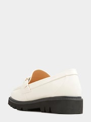 Yours Curve Natural Extra-Wide Fit Chunky Saddle Loafers - Image 3 of 5