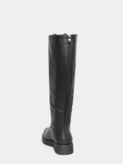 Yours Curve Black Wide-Fit Faux Fur Lined Calf Boots - Image 4 of 4