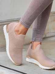 Linzi Nude Aire Trainers - Image 1 of 4