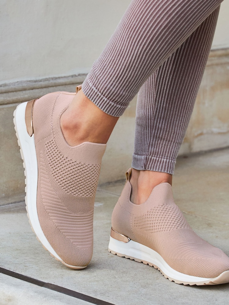 Linzi Nude Aire Trainers - Image 1 of 4