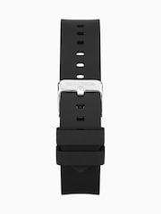 Sekonda Mens Circuit 39mm Analogue Black Watch With Silver Case And Silicone Strap With Dial - Image 5 of 6