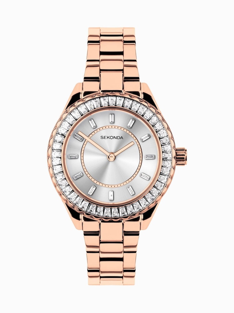 Sekonda Ladies Classic 34mm Margot Watch with Stainless Steel Bracelet Dial - Image 2 of 6