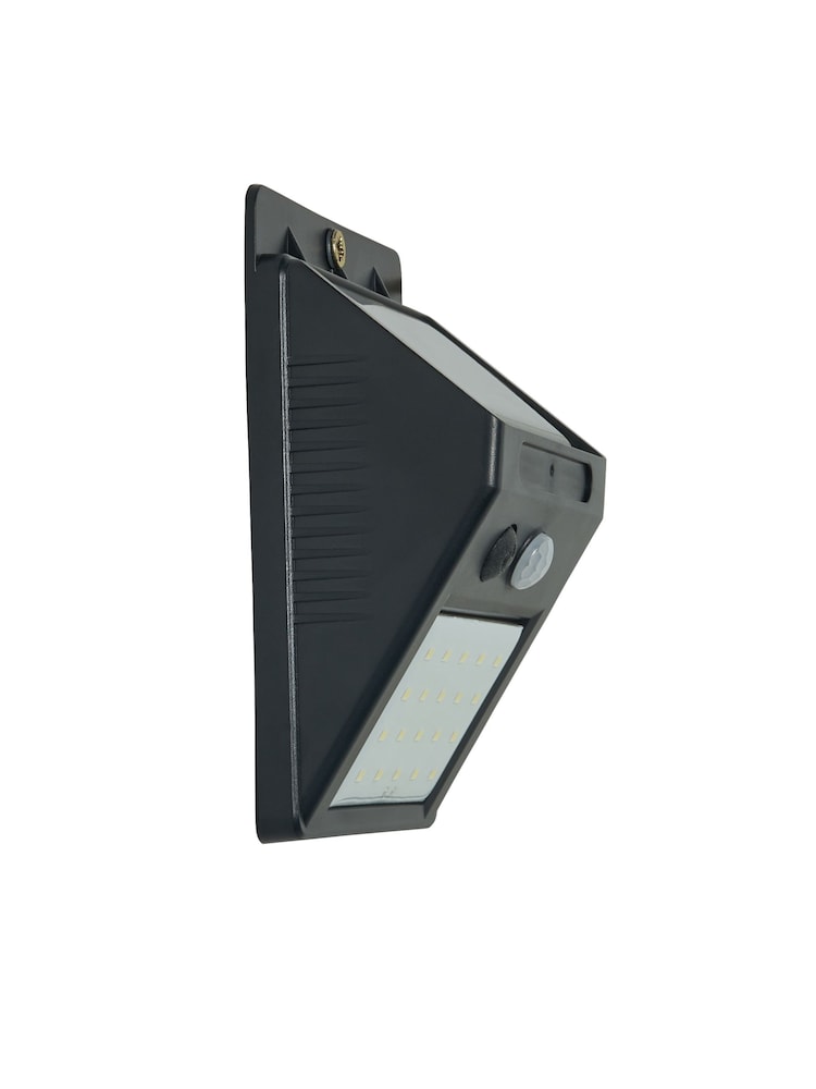 BHS Black Marley Solar LED Wall Light w PIR 6000k 230Lm - Image 4 of 4