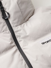 Superdry Grey Hooded Water-Repellent Boxy Puffer Jacket - Image 6 of 7