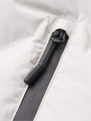 Superdry Grey Hooded Water-Repellent Boxy Puffer Jacket - Image 7 of 7