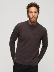Superdry Brown Relaxed Fit 100% Cotton Trailsman Corduroy T-Shirt - Image 1 of 4
