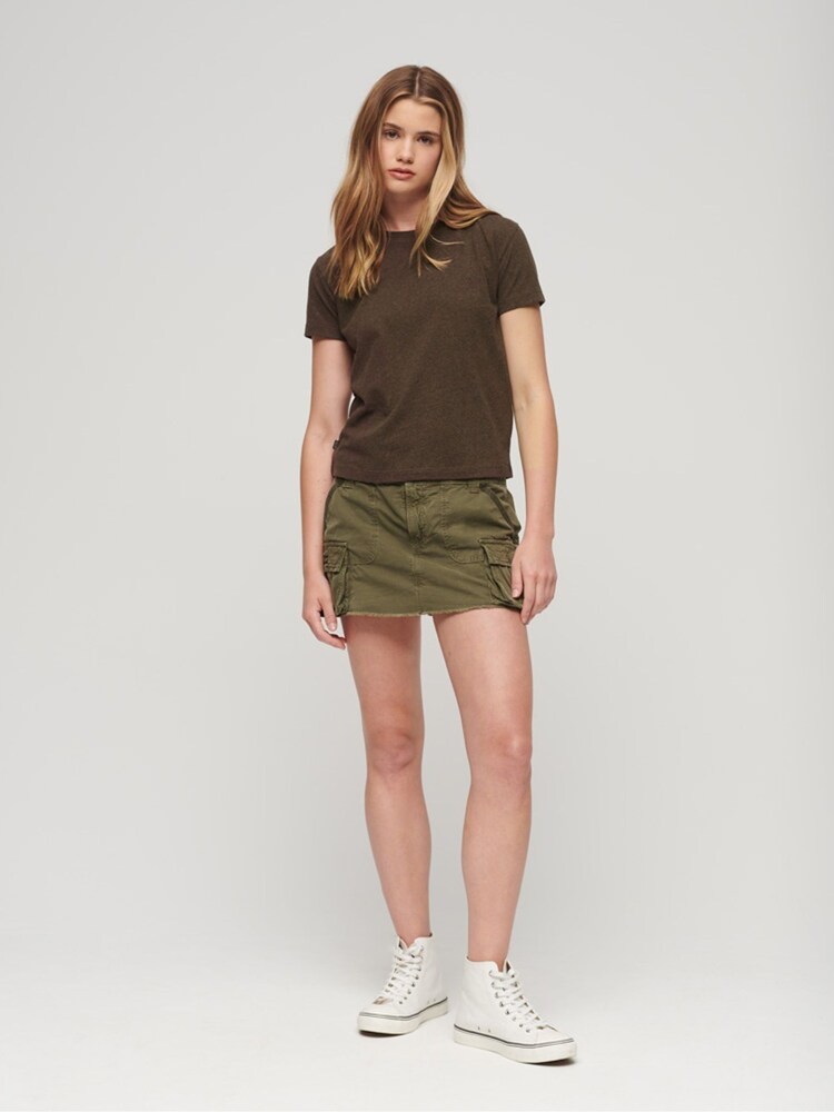 Superdry Brown Essential Logo 90's T-Shirt - Image 2 of 5
