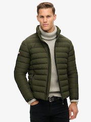 Superdry Green Fuji Printed Padded Jacket - Image 1 of 6