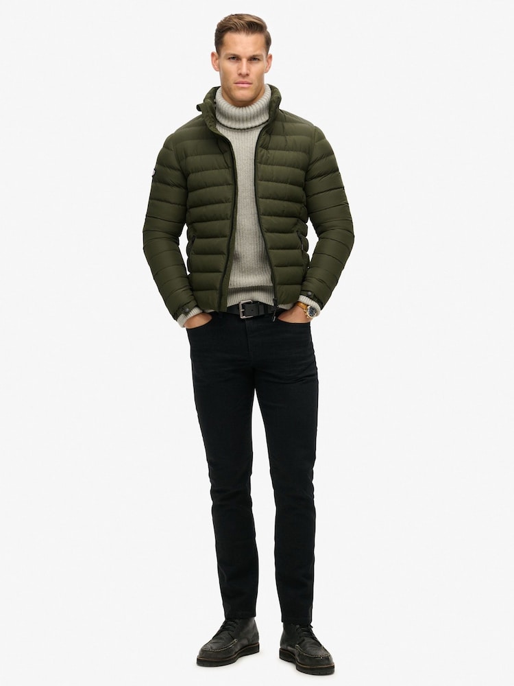 Superdry Green Fuji Printed Padded Jacket - Image 2 of 6