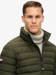 Superdry Green Fuji Printed Padded Jacket - Image 3 of 6
