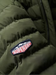 Superdry Green Fuji Printed Padded Jacket - Image 5 of 6