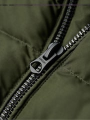 Superdry Green Fuji Printed Padded Jacket - Image 6 of 6