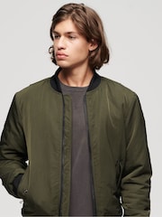 Superdry Green Military Hooded MA1 Bomber Jacket - Image 9 of 10