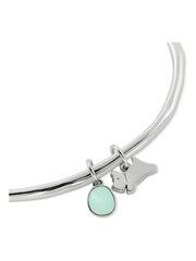 Radley Ladies Sloane Square Silver Plated Aquamarine Jumping Dog Bangles RYJ3317S - Image 4 of 5