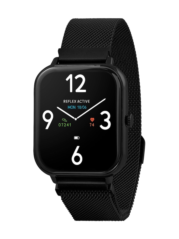 Reflex Active Series 23 Black Mesh Smart Calling Watch - Image 1 of 7