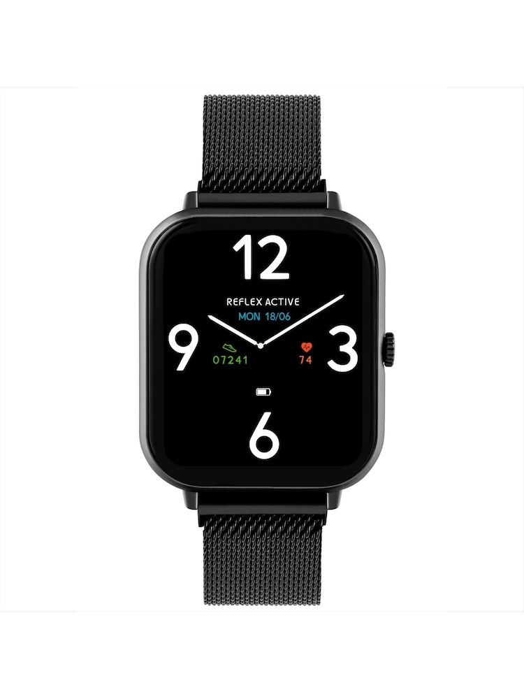 Reflex Active Series 23 Black Mesh Smart Calling Watch - Image 2 of 7