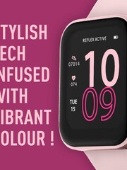 Reflex Active Pink Series 12 Pale Strap Smart Watch - Image 3 of 6