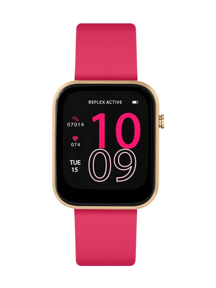 Reflex Active Pink Series 12 Strap Smart Watch - Image 1 of 7