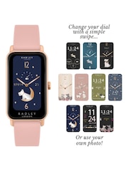 Radley Ladies Pink Series 21 Smart Rose Cobweb Lozenge Watch RYS21-2150 - Image 3 of 6